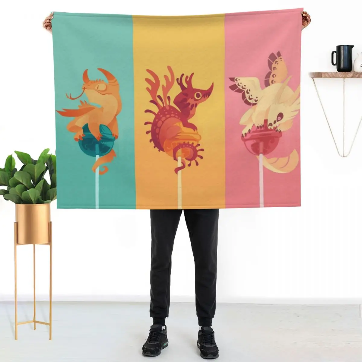 

Dragonpops assorted pack Throw Blanket Flannel Fleece Soft Warm Throw Blanket