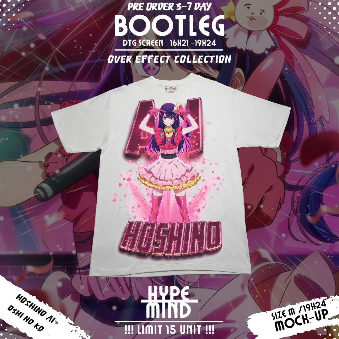

Oshi No Ko T-Shirt Ai Hoshino Waifu Girl Call Of The Night Anime Shirt All Size