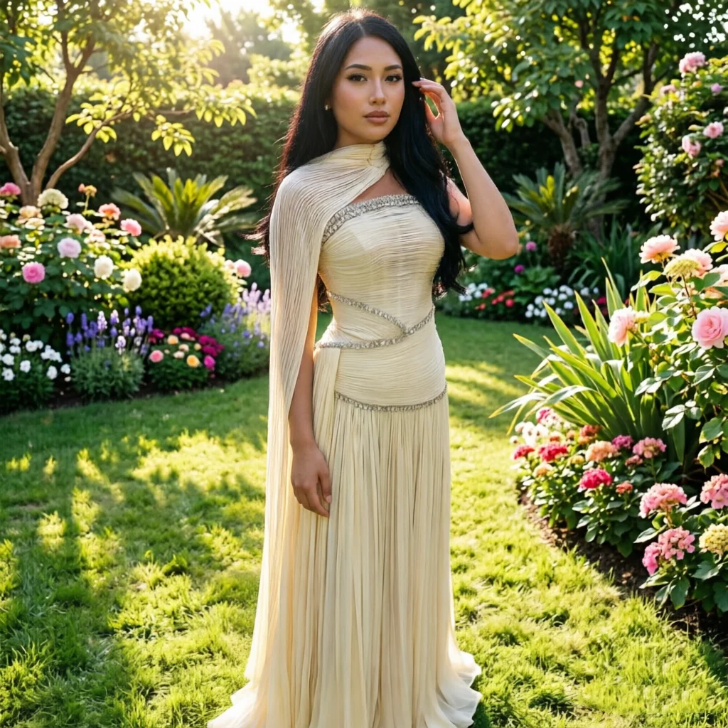 

Eightale Arabic Evening Dresses Beaded Customized Crepe Rhinestones Pale Champagne Prom Party Gown vestido de fiesta