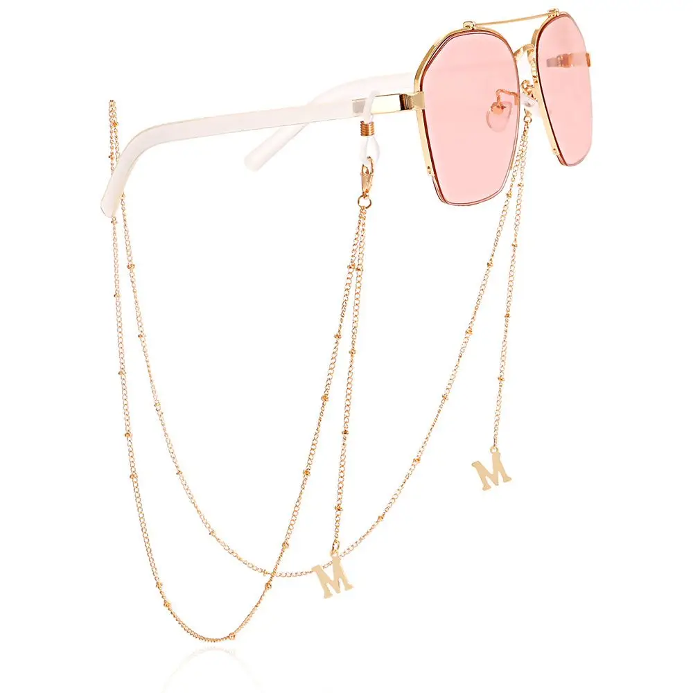 Adjustable Anti Slip Pearl Eyeglass Chain Sunglasses Antiskid Losing Chain Mask Strap Glasses Chain Face Mask Lanyard Neck Chain