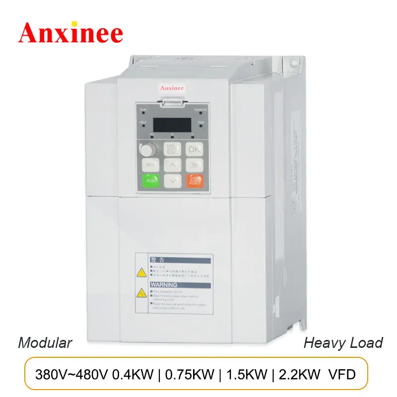 Anxinee Three-phase Sensorless Vector 0.4/0.75/1.5/2.2/4.0/5.5 Kw 380v Vfd Frequency Converter For Water Supply