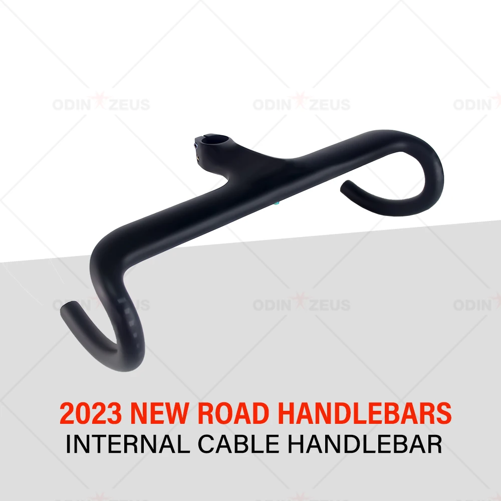 

2023 New Integrated Road Bike Internal Cable Handlebar T1000 Carbon Fork Diameter 28.6mm x 380/400/420/440mm x Stem 90/100/110mm