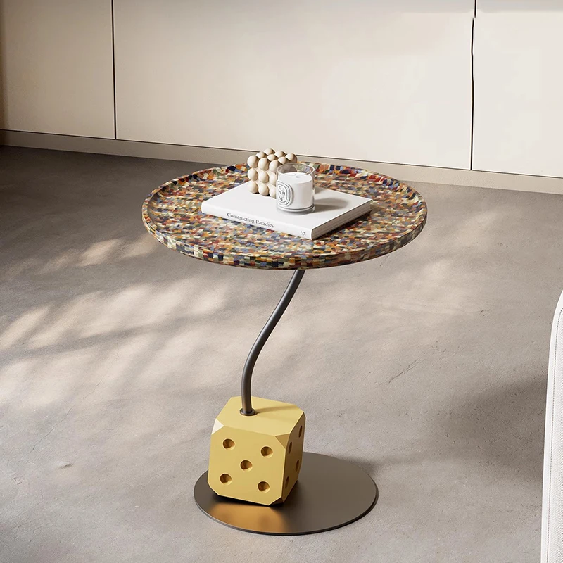 

Decoration Modern Side Table Round Computer Designer Nordic Aesthetic Side Table Minimalist Unique Mesas Bajas Home Furniture