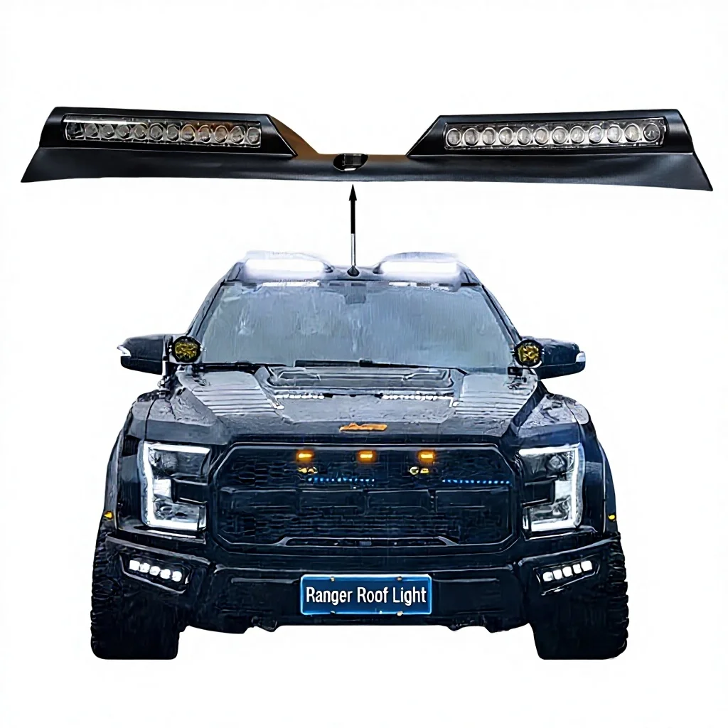 RAMAND Roof Light for Ranger T6 T7 T8 Roof Light for everest Auto Parts Off-road Equipment Top Working Roof LED Light