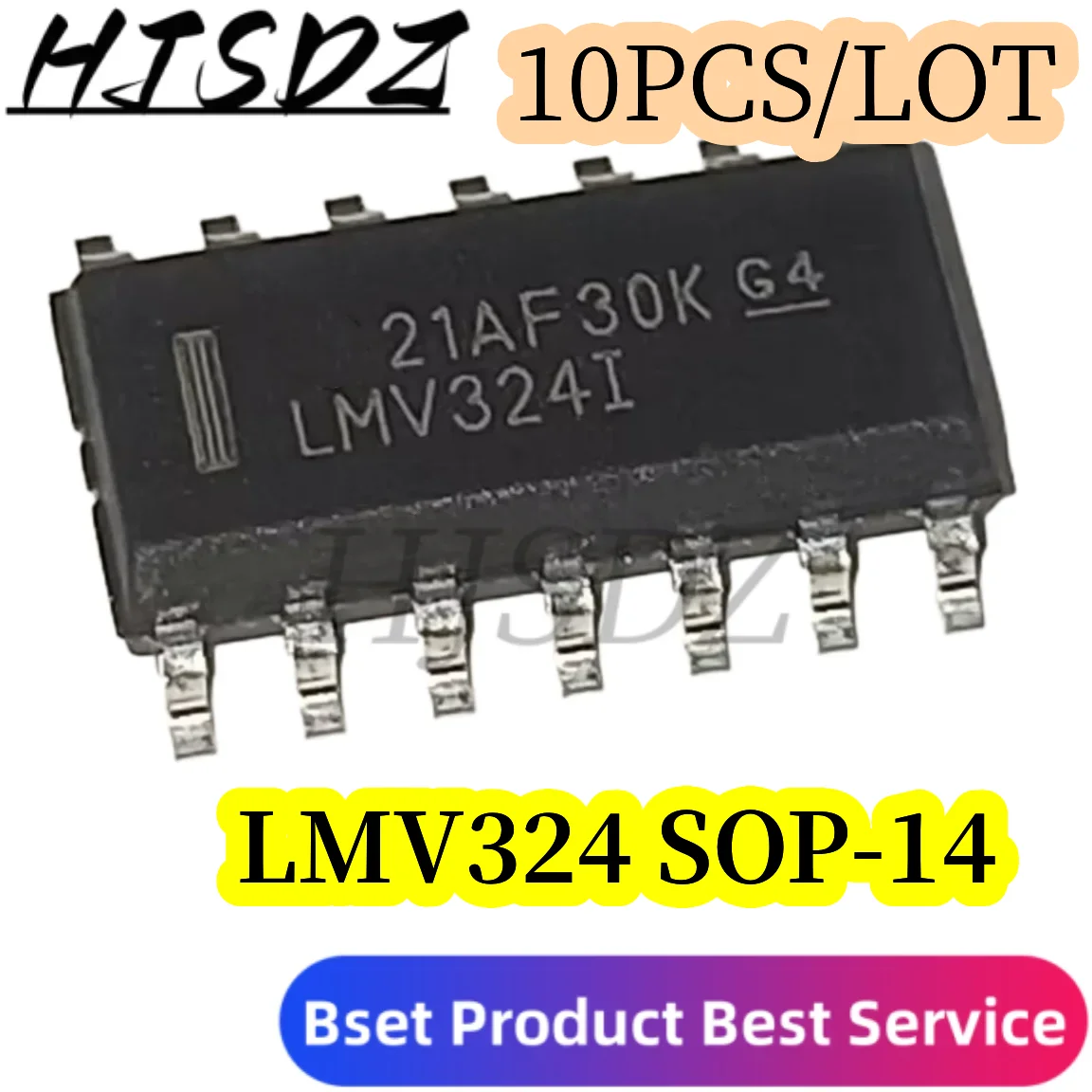 10pcs/lot LMV324 LMV324I LMV324IDR SOP-14 LM324N LM324 DIP-14  AMPLIFIERS IC