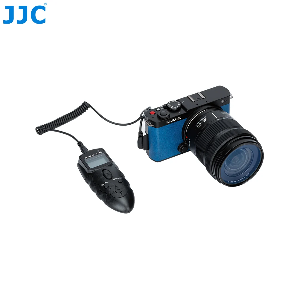 JJC DSLR Camera 100M Transmitter 2.4GHz 56 Channels RF Wireless Timer Remote Control for Panasonic LUMIX S9/G100D