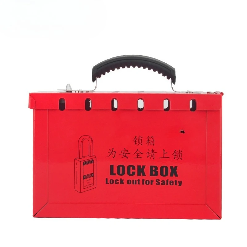 Industrial Security Locks Portable Portable Common Lock Box Factory Multi-person Management Key Storage Device Lock Box