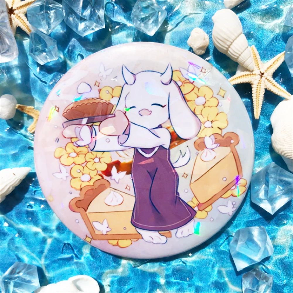 إكسسوارات زي أنيمي تأثيري ، شارة ، حقيبة ظهر ، قلادة ، بلا فريسك ، Asriel ، Dreemurr ، Torrey ، ورق بردي ، بروش