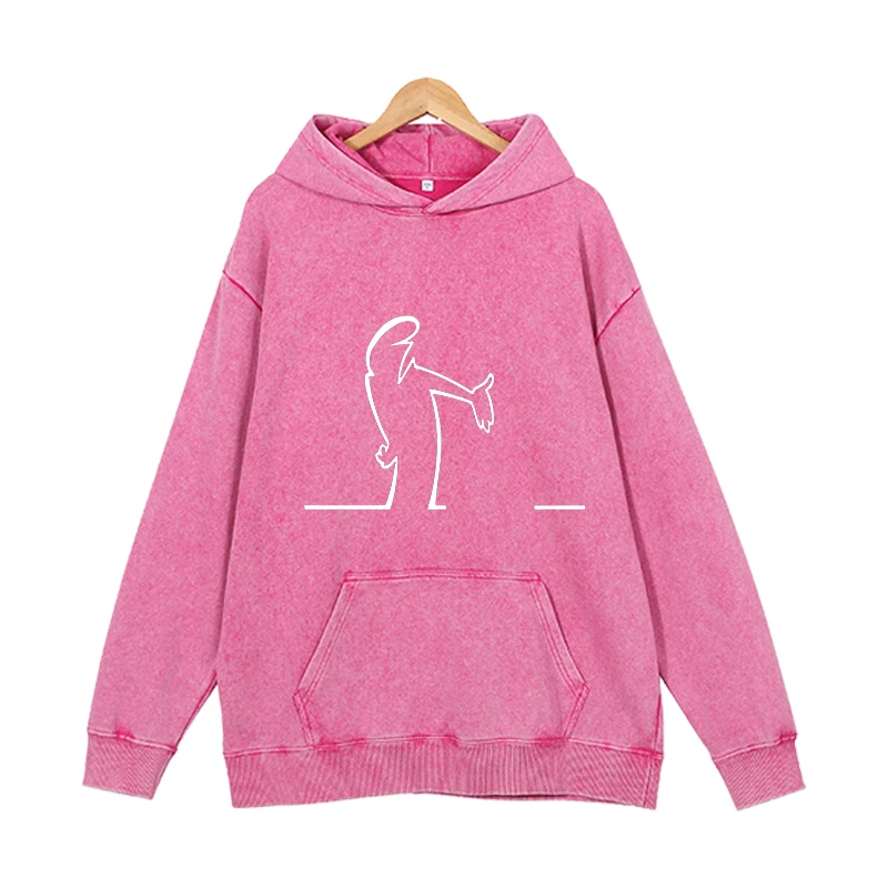 Linie Figuren Hoodies Männer Mode Langarm Sweatshirts Frauen lässig Harajuku Streetwear Kapuze Pullover Sudaderas