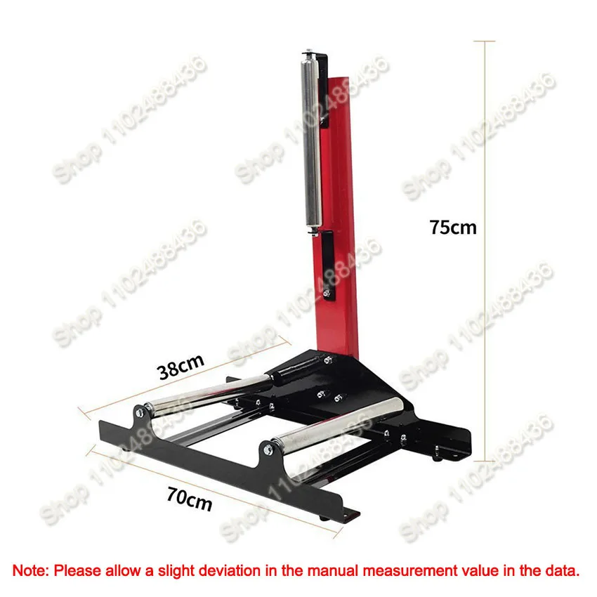 حامل عجلة دوارة لتفصيل السيارة، نظام تفصيل الإطارات والعجلات، أدوات تنظيف السيارات، حامل منظف الإطارات والحافة #3
