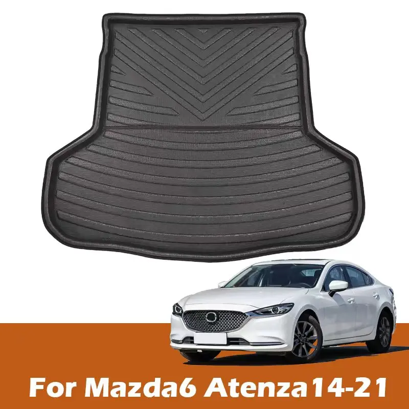 Für Mazda 6 Atenza 2014-2021 Auto Kofferraummatte Bodenmatte Gepäckraumteppich Styling-Zubehör