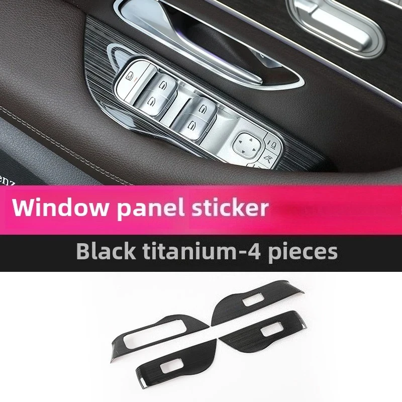 

Декоративная наклейка на панель управления стеклоподъемниками для Mercedes-Benz W167 GLE X167 GLS, модификация интерьера, 2020+