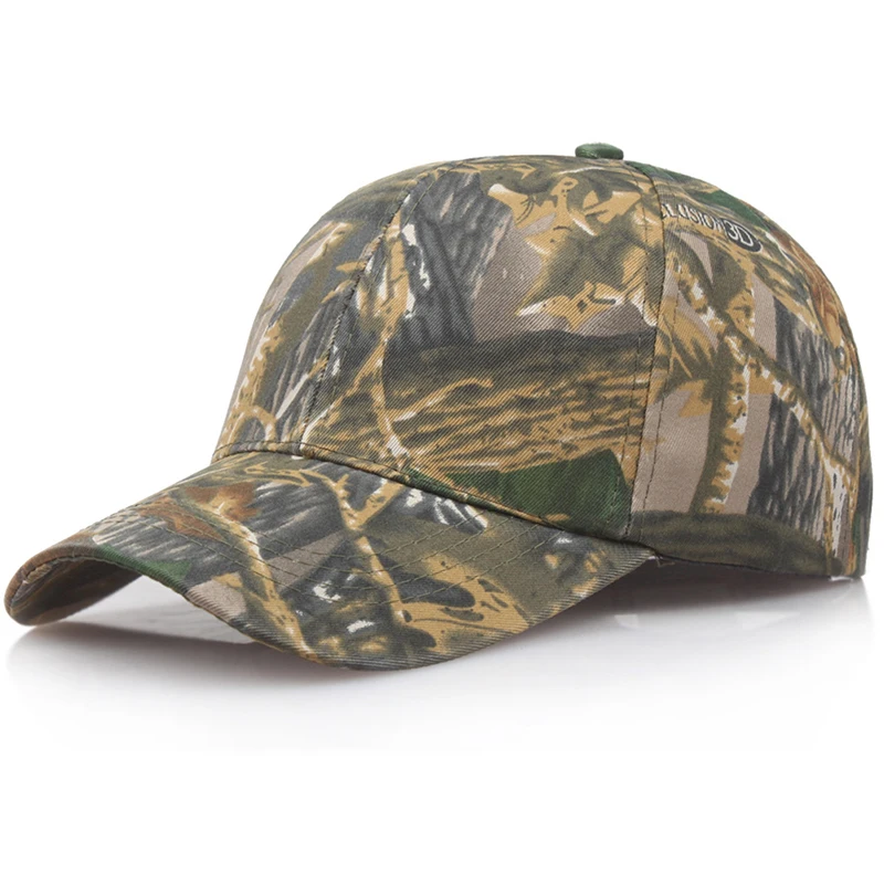 Women Men Camouflage Hats Unisex Sports Outdoor Sunscreen Quick-Drying Casual Cap Summer Camo Hunting Fishing Army Baseball Cap