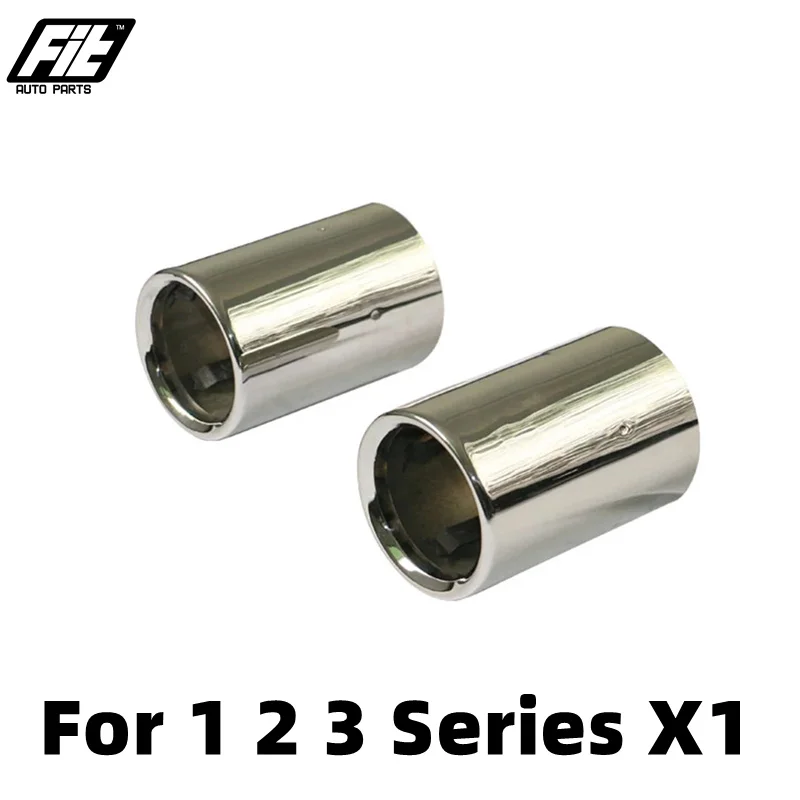 

1set 70/76mm Car Exhaust Pipe Muffler Cover For X1 F48 Stainless Steel 304 Original