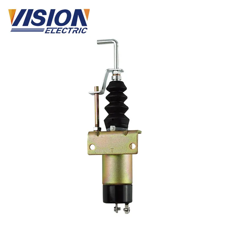 366-07197 12V 24V 366-07198 Fuel Shut off Solenoid Valve SA-3405T Engine Stop Solenoid