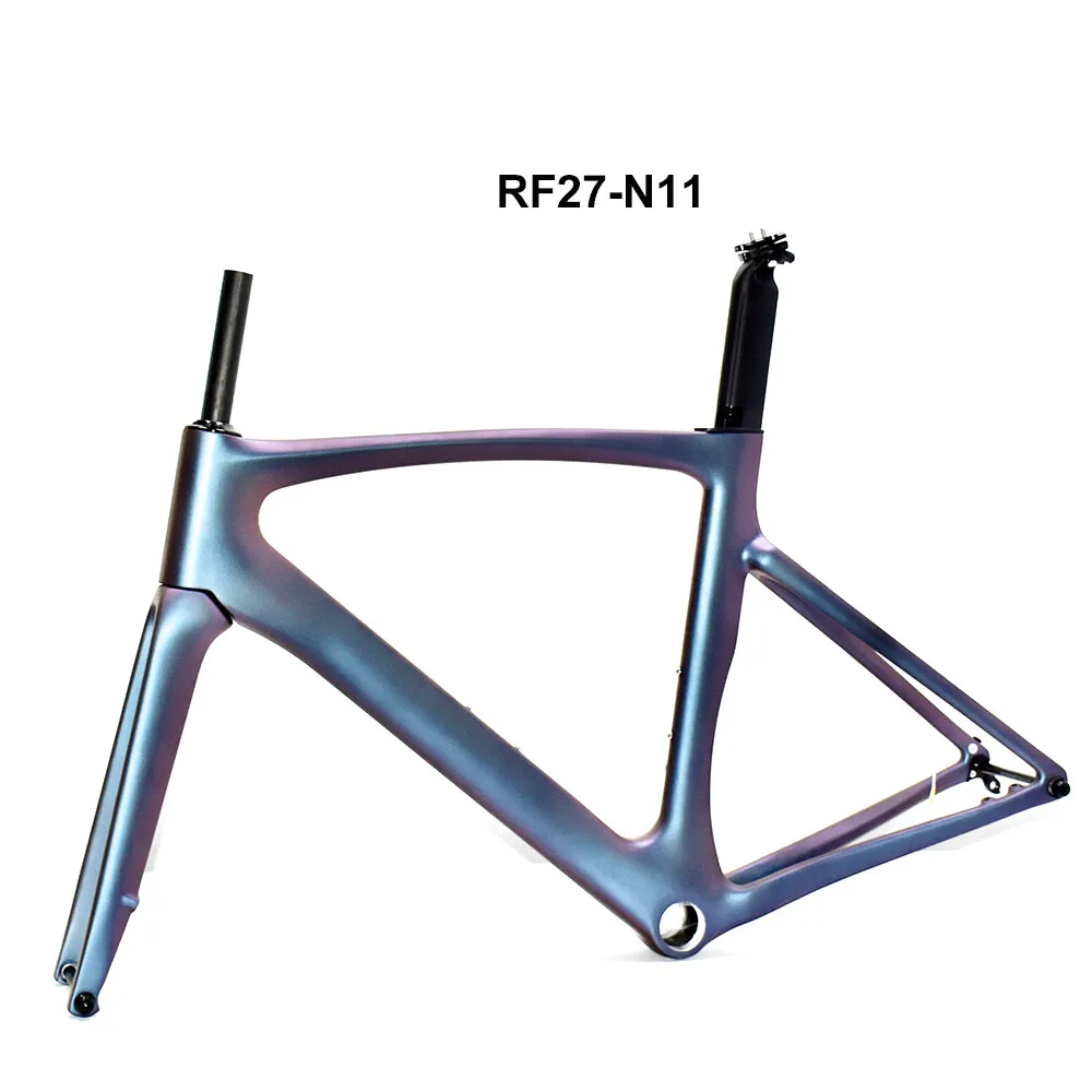 2026 Full Hidden Carbon Disc Road Bike Frame BB T47 - Stock Road Bicycle Frame - Immediate Shipping