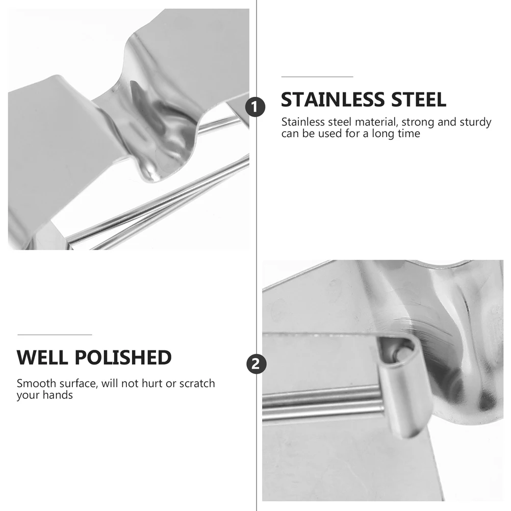 

4pcs Stainless Steel Oil Painting Frame Clamps Canvas Clips for Wet Canvas Frame Separating Painting Cloth Durable Scratch-Free