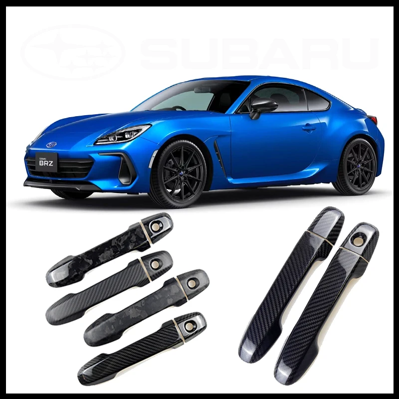 

Совершенно новое обновление, роскошный гоночный стиль, настоящее сухое углеродное волокно, защита от ультрафиолета, крышка дверной ручки для Subaru BRZ (1 компл./4 шт.)