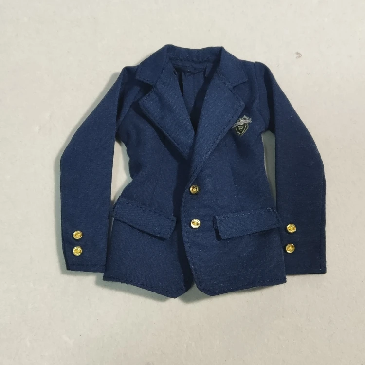 Chaqueta de estilo británico para mujer, Blazer de manga larga, uniforme JK, 12 pulgadas, a escala 1/6