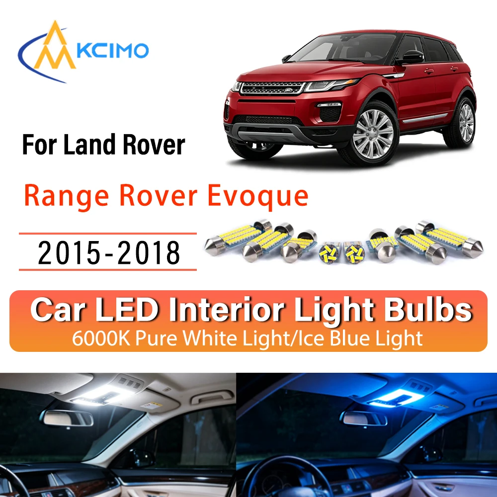 Высококачественные светодиодные внутренние светильники для Land Rover Range Rover Evoque L538 2015-2018, быстрая установка, долговечность, декоративное освещение