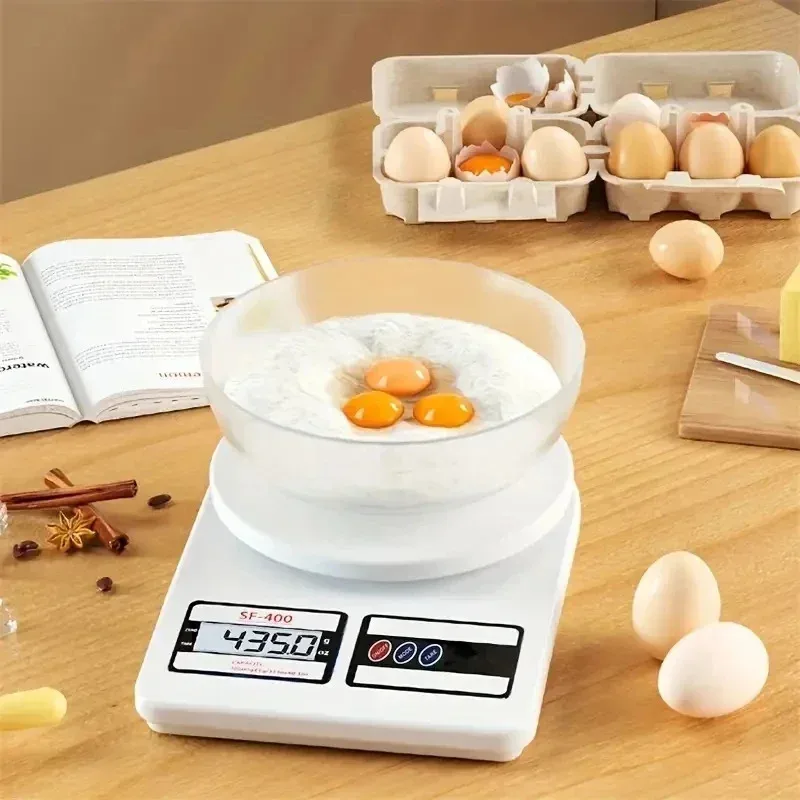 10kg/1g Digital Electronic Kitchen Scale, Food Gram Weighing Scale for Postal Cooking Baking Cakes, Kitchen Accessories