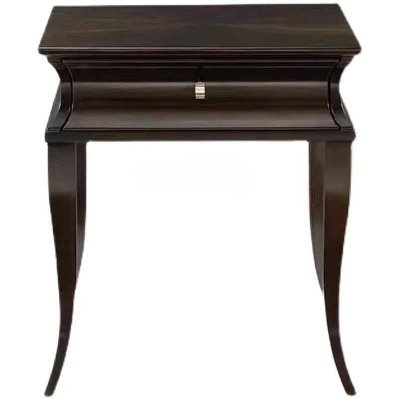 American light luxury solid wood edge few living room sofa small coffee table simple modern creative phone few