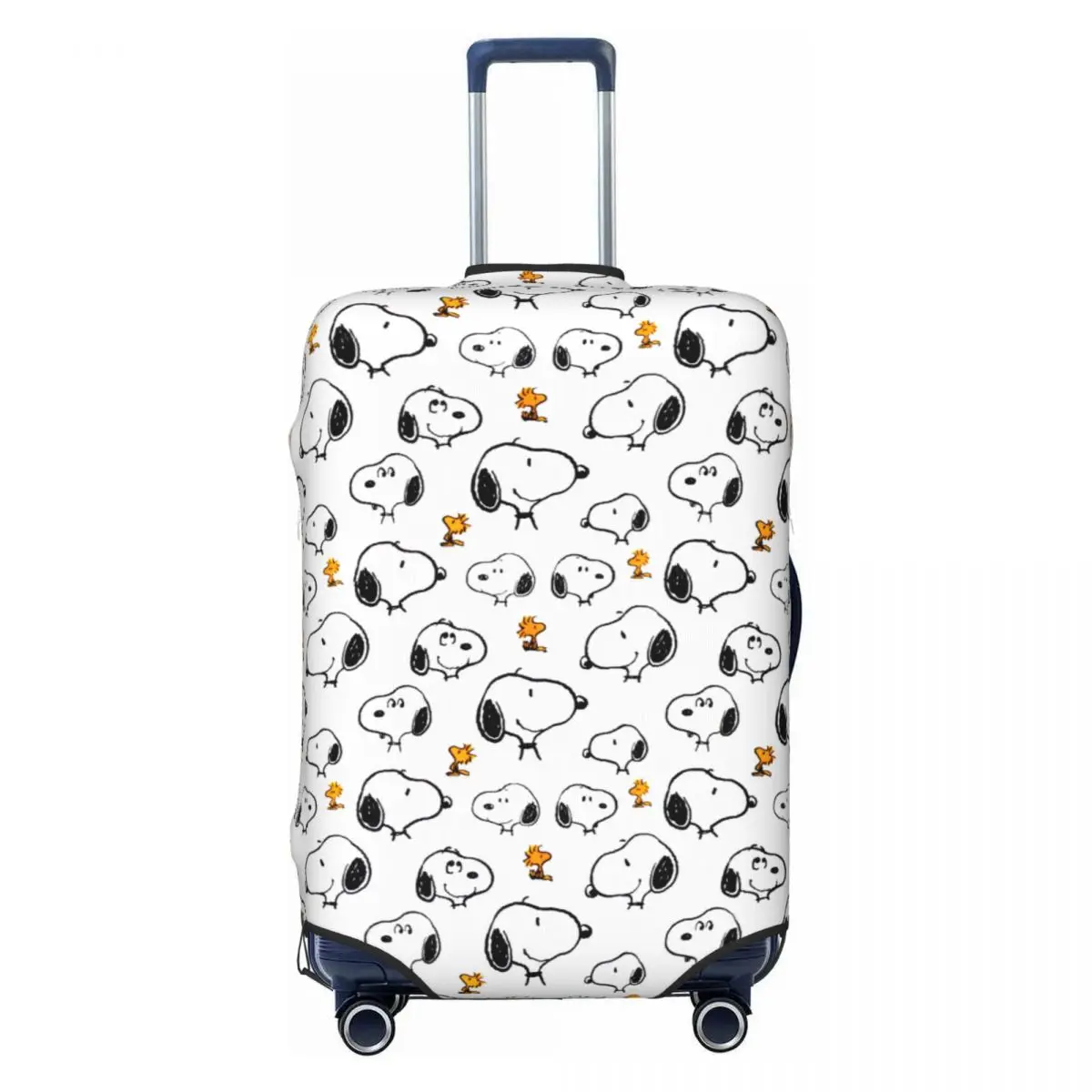 

Custom Cute Cartoon Snoopy Luggage Cover Elastic Travel Suitcase Protective Covers Fits 18-32 Inch