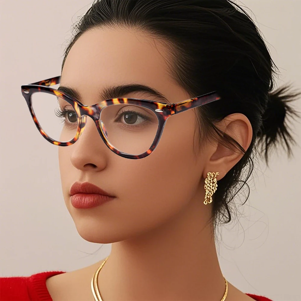 Fashion Cat Eye Auto Focus Reading Glasses, Smart Auto-adjusting Presbyopia Glasses Clear Vision for Men Women