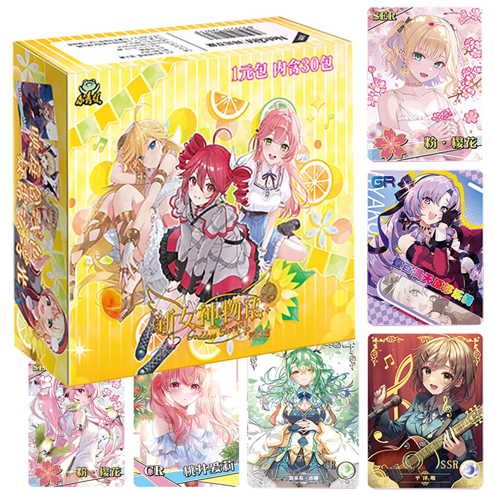 

Goddess Story Collection Card for Children Takanashi Rikka Yui Hirasawa Cute and Charming Anime Girl Limited Game Card Kids Toys