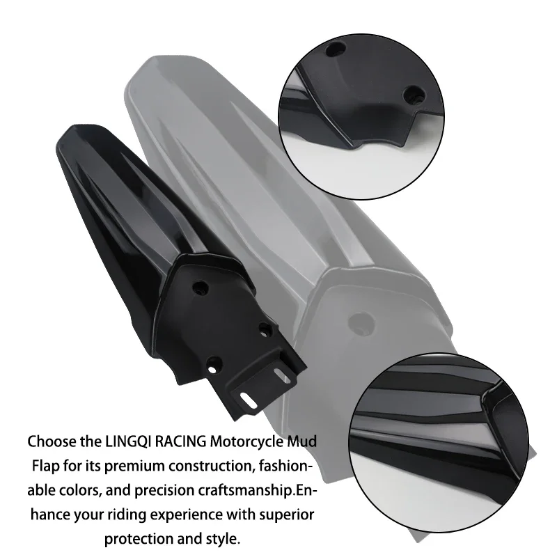 LESQUE Pit Dirt Bike Rear Fender Mudguard Wheel Splash Guard Mudflap Wing For Talaria Sting MX3 MX4 Electric Bike Scooter
