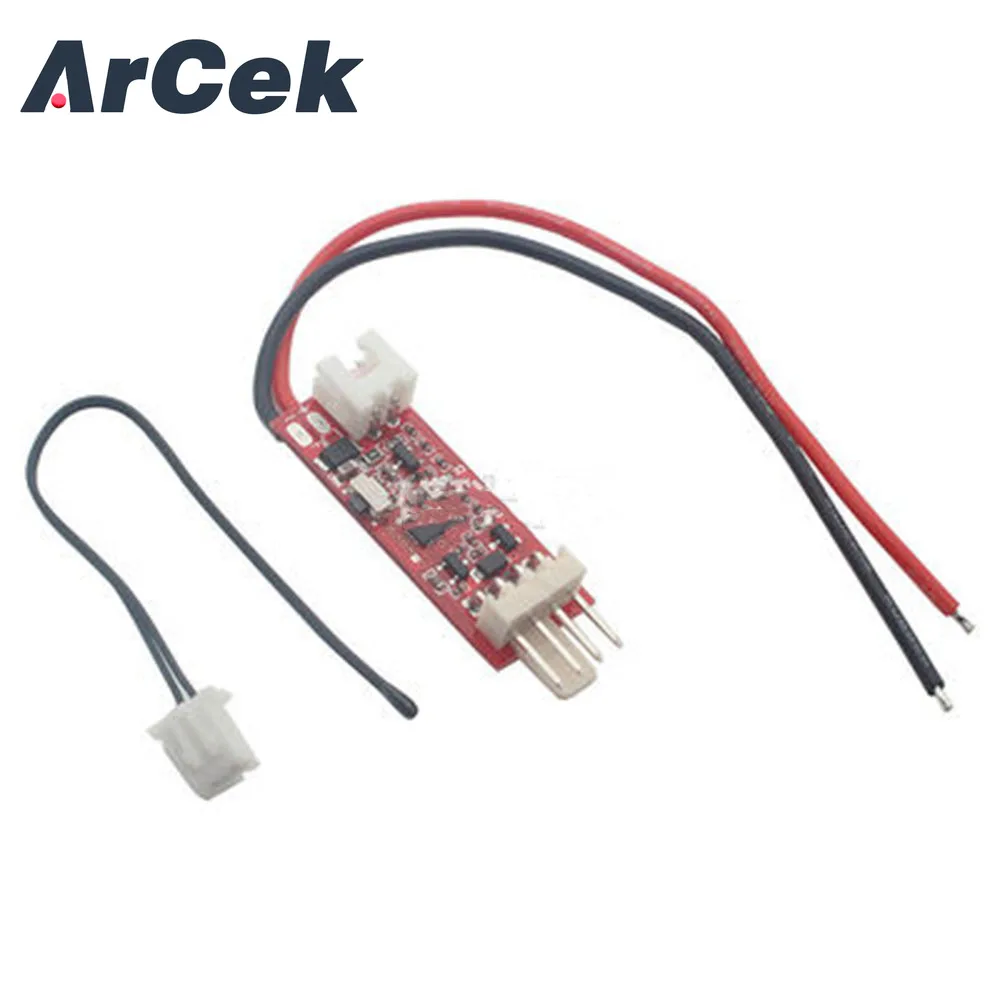 DC 12V PWM 4 Wire Line Fan Temperature Digital Control Controller Speed Regulation for PC Fan Alarm Module Board with 40cm Probe