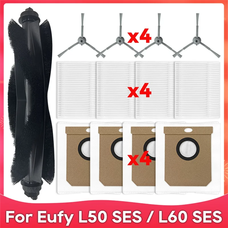 Set Filtrasi dan Kuas Tingkat Lanjut A39M Dirancang untuk Eufy Clean L50, L50 SES, L60, L60 Hybrid
