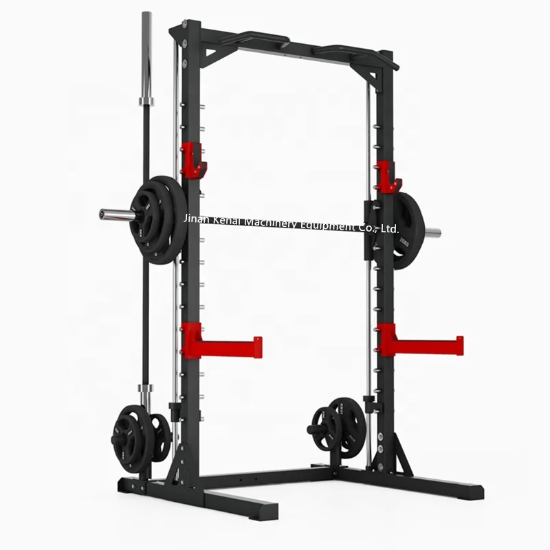 

Hot Integrated Trainer Fitness Equipment Half Rack Smith Machine For Strength Training At Home