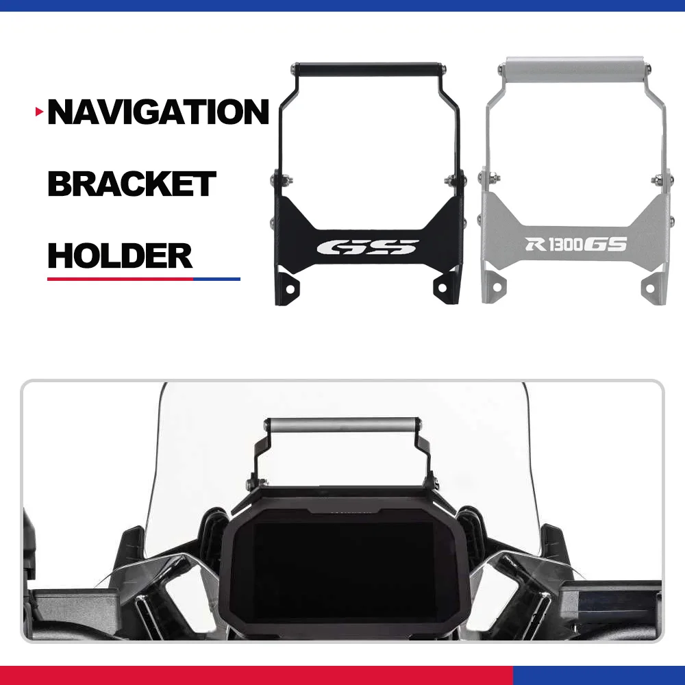 

For BMW R1300GS R1300 GS ADV Adventure R 1300 GS 1300GS 2023 2024 2025 Motorcycle GPS Navigation Mounting Bracket Plate Holder