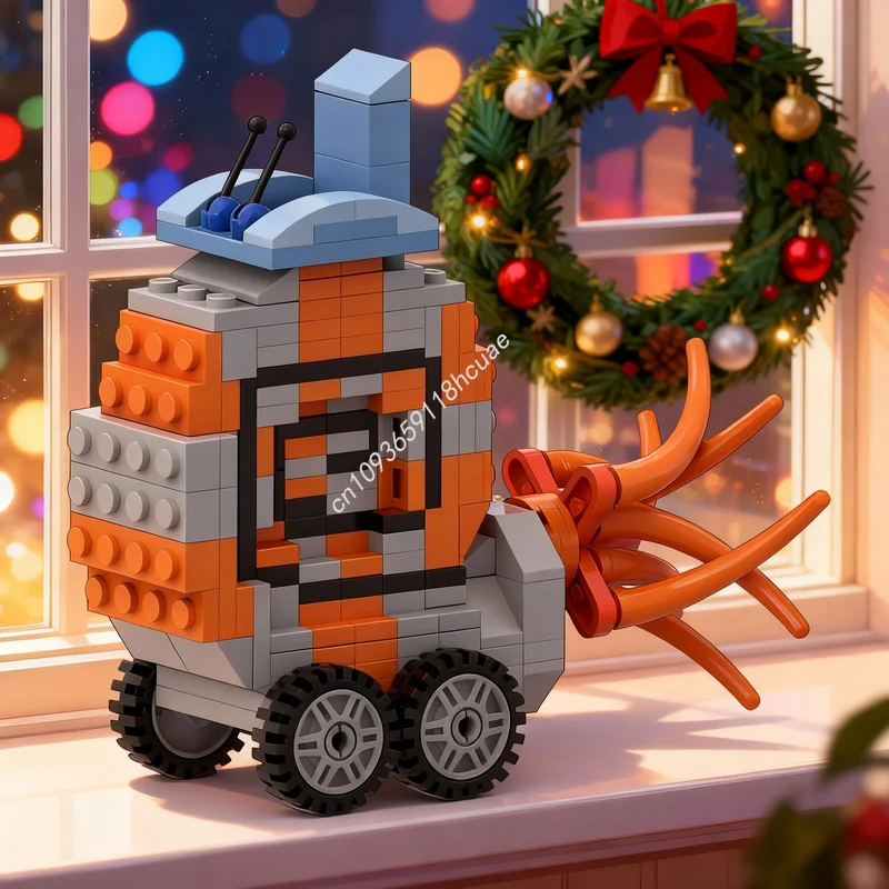 

196pcs MOC Ammonoid Car Dinosaurs Model Building Blocks Construction Creative DIY Idea Toys Christmas Gifts Education Brick