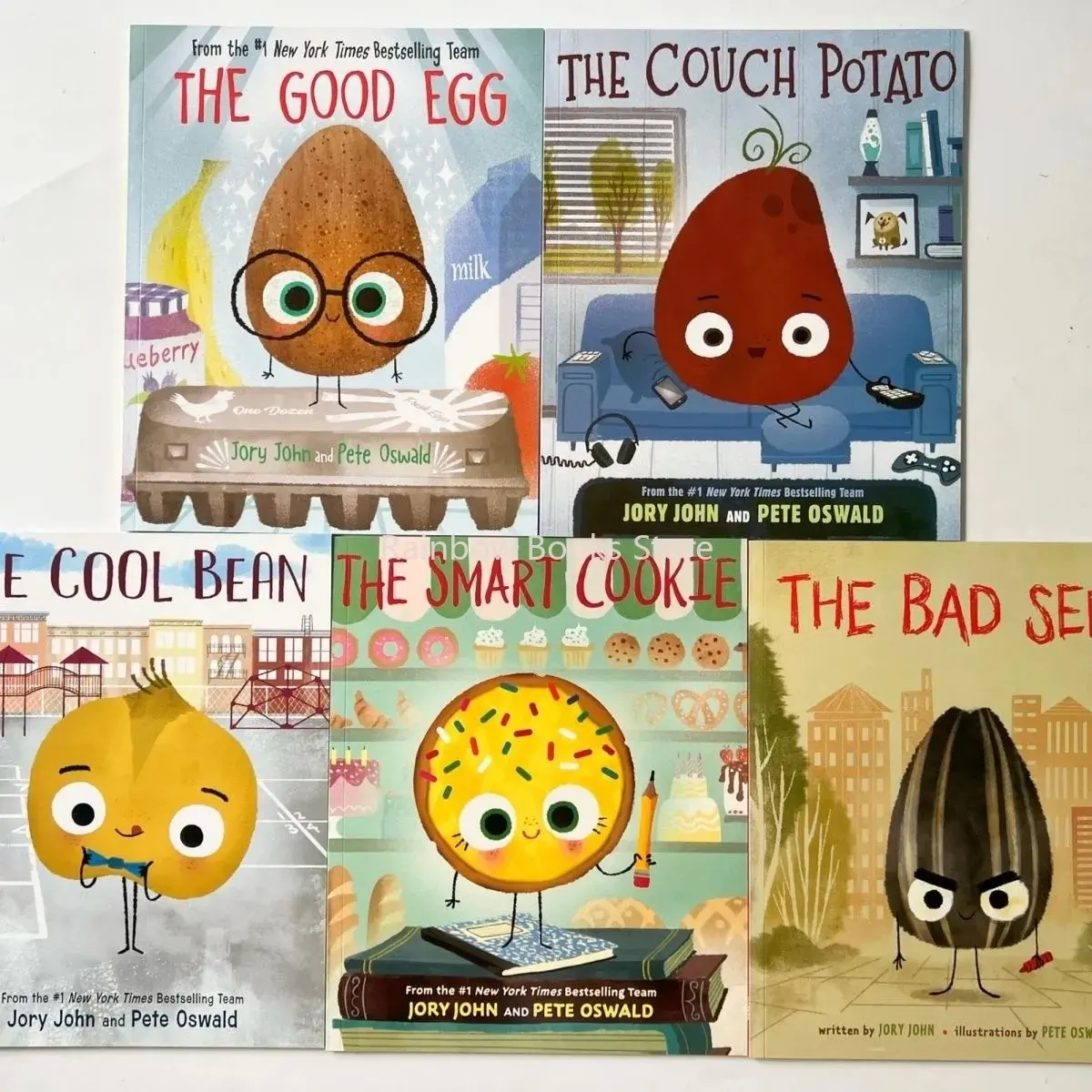 

5 Books The Smart Cookie Bad Seed Good Egg Couch Potato Cool Bean English Picture Book Storybook Children Kids Reading Education