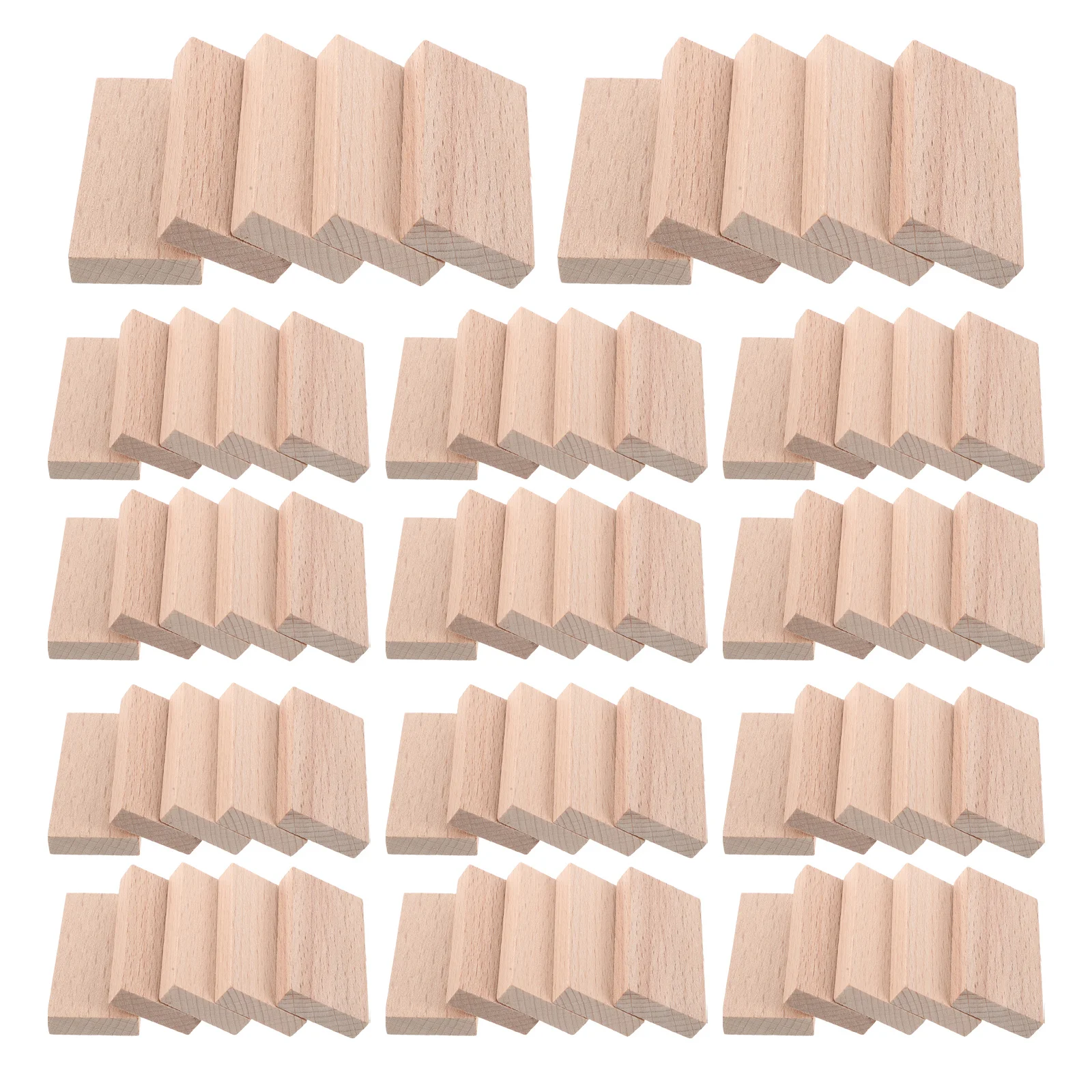 ชุดโดมิโนไม้บีช 100 ชิ้น บล็อกไม้ธรรมชาติสำหรับต่อซ้อน เกมตึกท้อเกมกระดานสำหรับเล่นกลางคืนและกลางแจ้ง