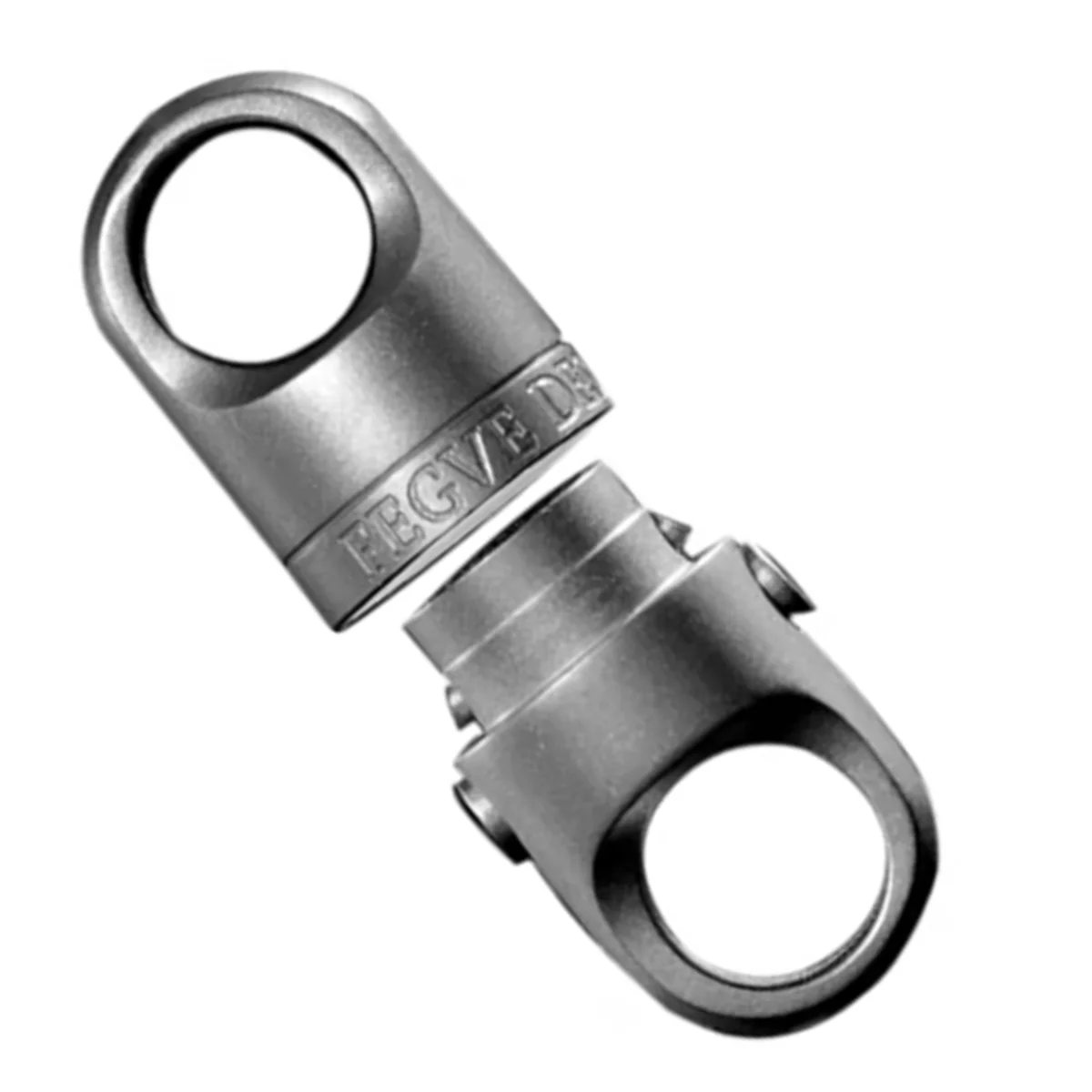 L67A プロチタン合金磁気吸引車のキーホルダーキーリング男性は 360 度回転することができます °   クイックリリースキーホルダープッシュプルバックル