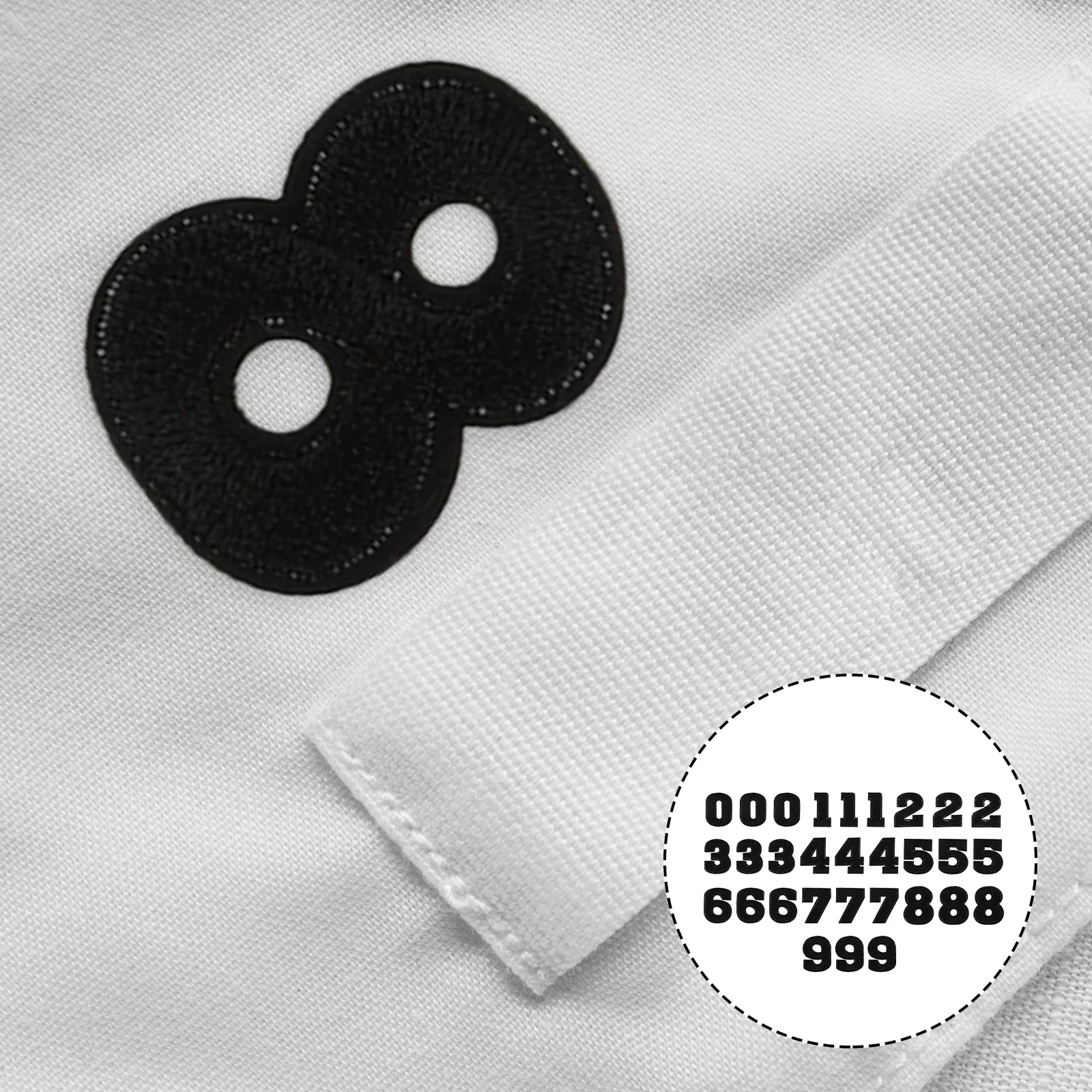 

30 Pcs Digital Patch Polyester Embroidered Appliques Sewing Sticker Mending DIY Clothes Repair Jeans Elastic Band Craft