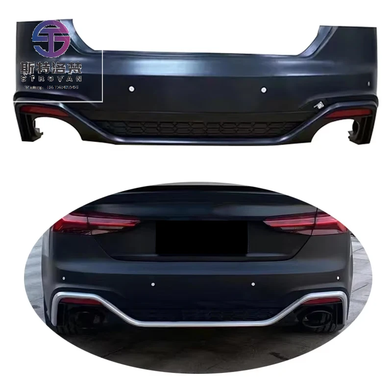 

Car Body Kit Facelift Rear Bumper with Diffuser Tailpipe for A5 S5 B9.5 Upgrade to RS5 Style 2020-2024