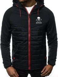 Veste à capuche zippée en coton pour hommes, logo imprimé pour toujours, sur mesure, chaud, décontracté, formel, Streetwear, nouveau, 2024