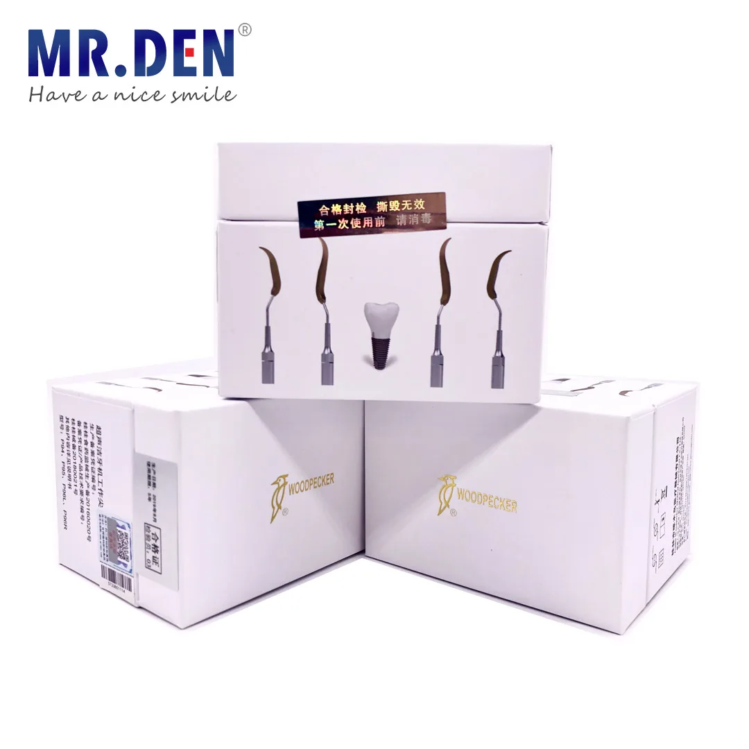 Dental Implant Maintenance Tps Porcelain Dental Ultrasonic Cleaning Tips Abutmen Restoration Woodpecker EMS