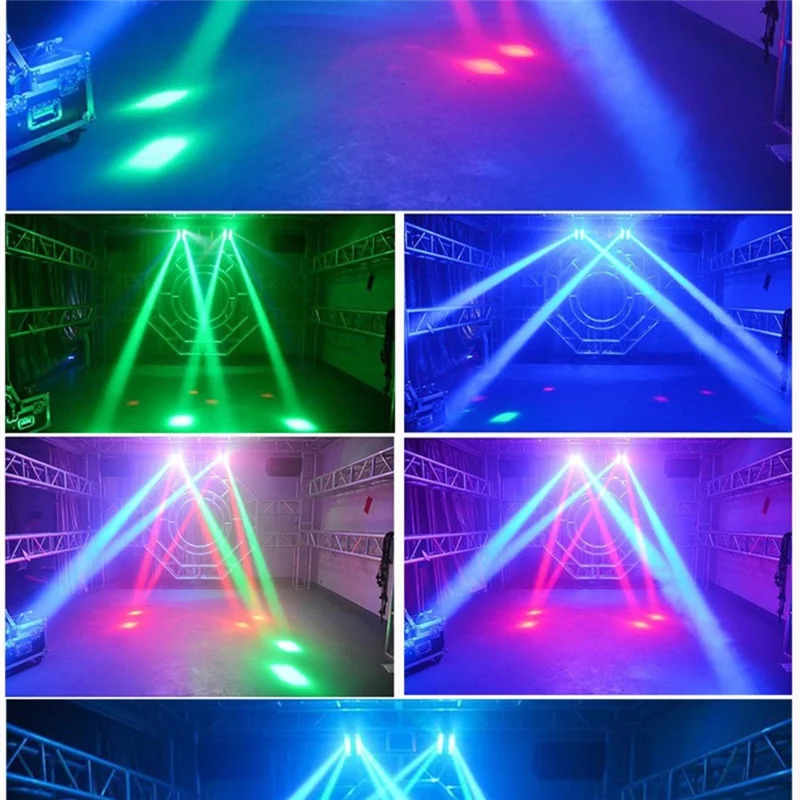 【Superdeals】Mini luz de aranha 8x3w rgbw led palco lâmpada móvel dj discoteca boate dança casamento bar efeito feriado plugue da ue