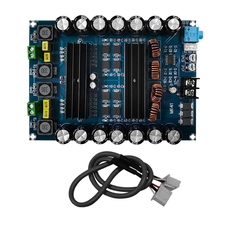 XH-M641 tpa3116d2 audio verstärker board digitale hohe leistung 2 kanäle auto verstärker mit boost board dc12v 24v 150w