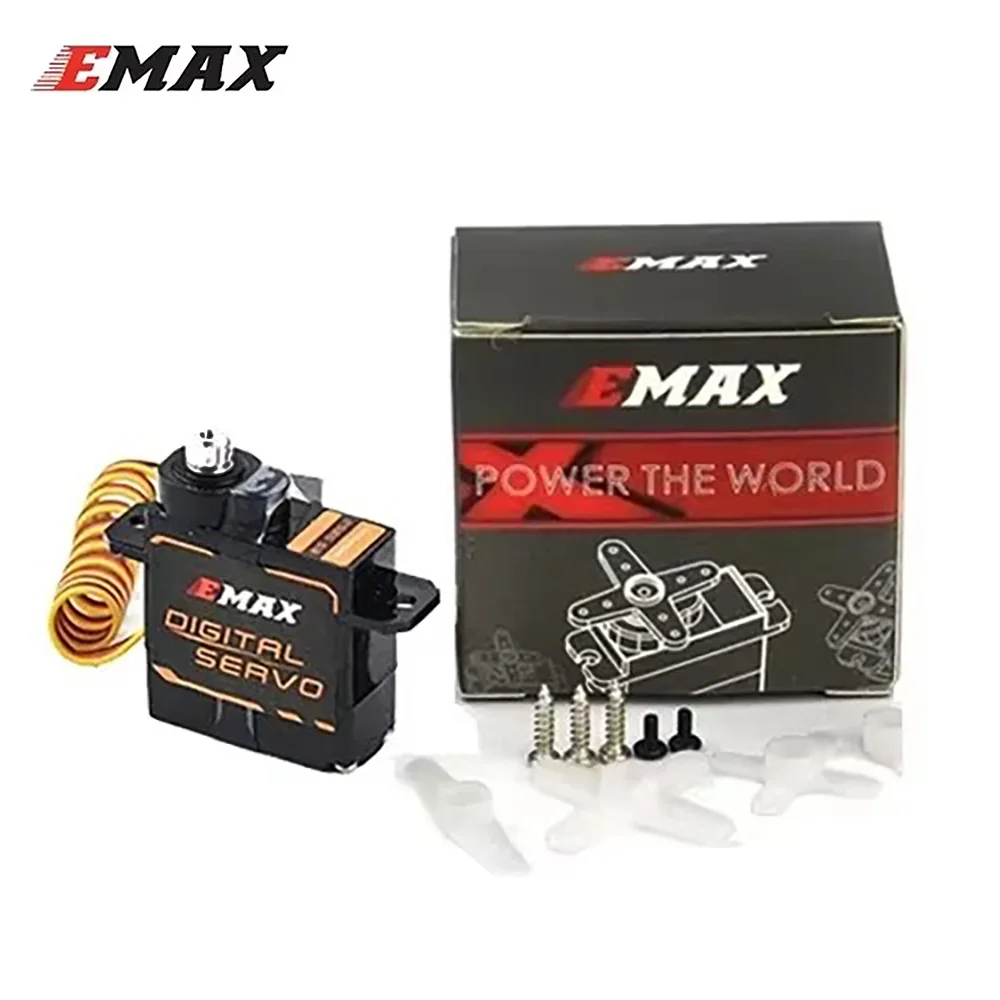 EMAX ES9052ต้นฉบับ5.5G มินิดิจิตอลโลหะเซอร์โวพร้อมเกียร์สำหรับเครื่องบิน RC ชิ้นส่วนโดรนแบบ DIY ปีกคงที่