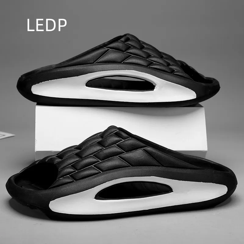 Couple Slippers Wear-resistant Non-slip Fashion Breathable Trend Versatile Comfortable Waterproof Thick-soled Shoes Summer Main