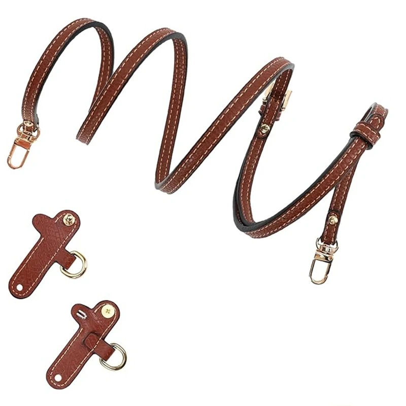 Tali BABI untuk Kit Tali Tas Mini Longchamp, Tali Bahu Kulit Tanpa Pukulan untuk Tas Mini Long Champ