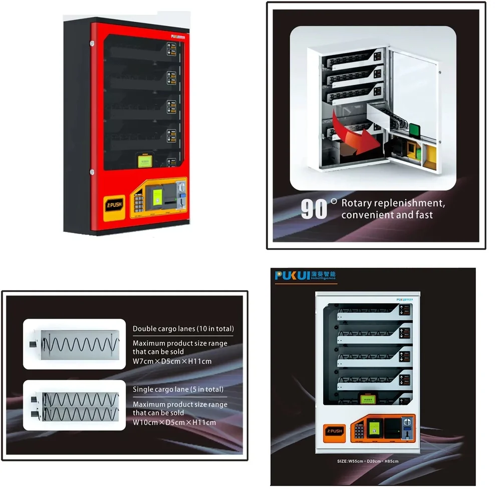 Mini Automatic Snack Vending Machine for Wall Mounted False Eyelash Dispenser for China Factory Direct Cheap Small Mini