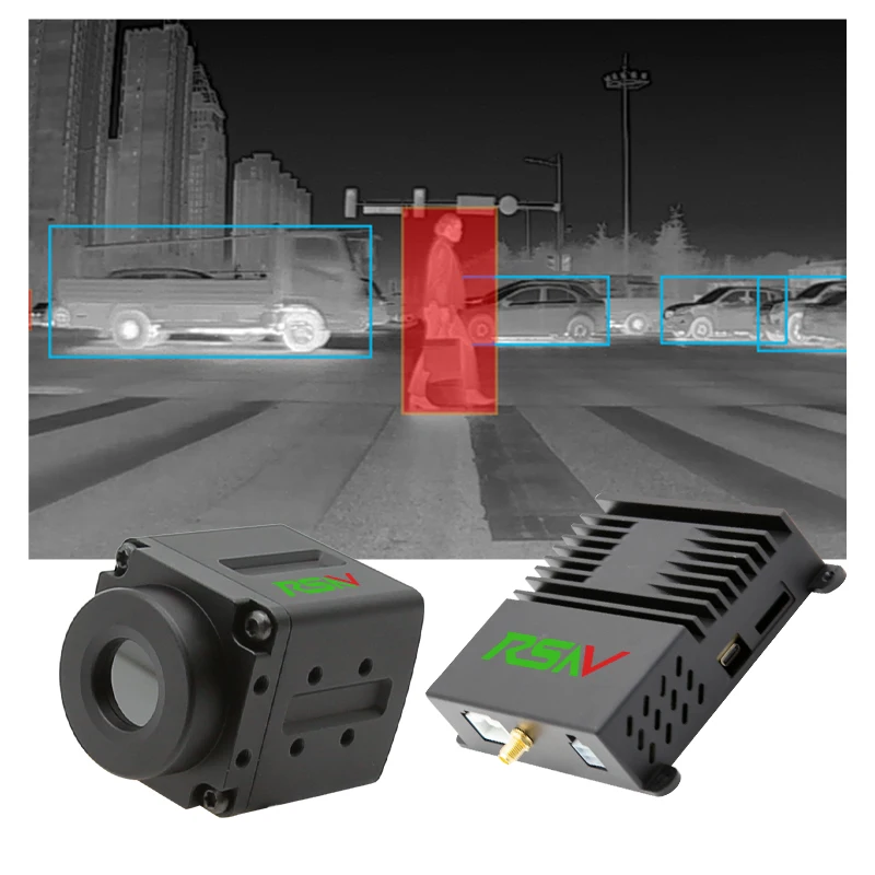 RSNV All Weather Use 384*288px/640*512px Thermal Imaging Camera Driving Assistant Thermal Imaging Thermal Car Camera