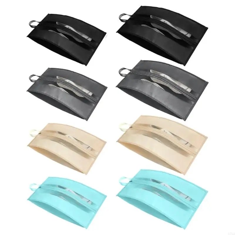 Travel Shoe Bag with Front Viewing Panel, Shoe Storage Bag with Full Closure and Carry Loop for Luggage and Closet 87HA
